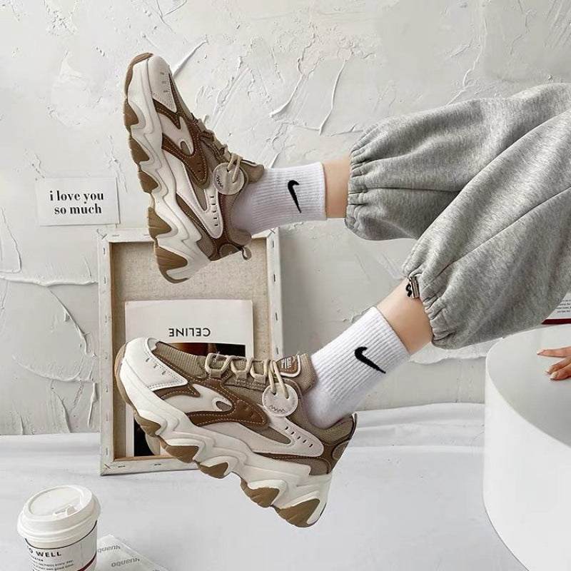 Autumn And Winter New Women's Colorblock Sneakers