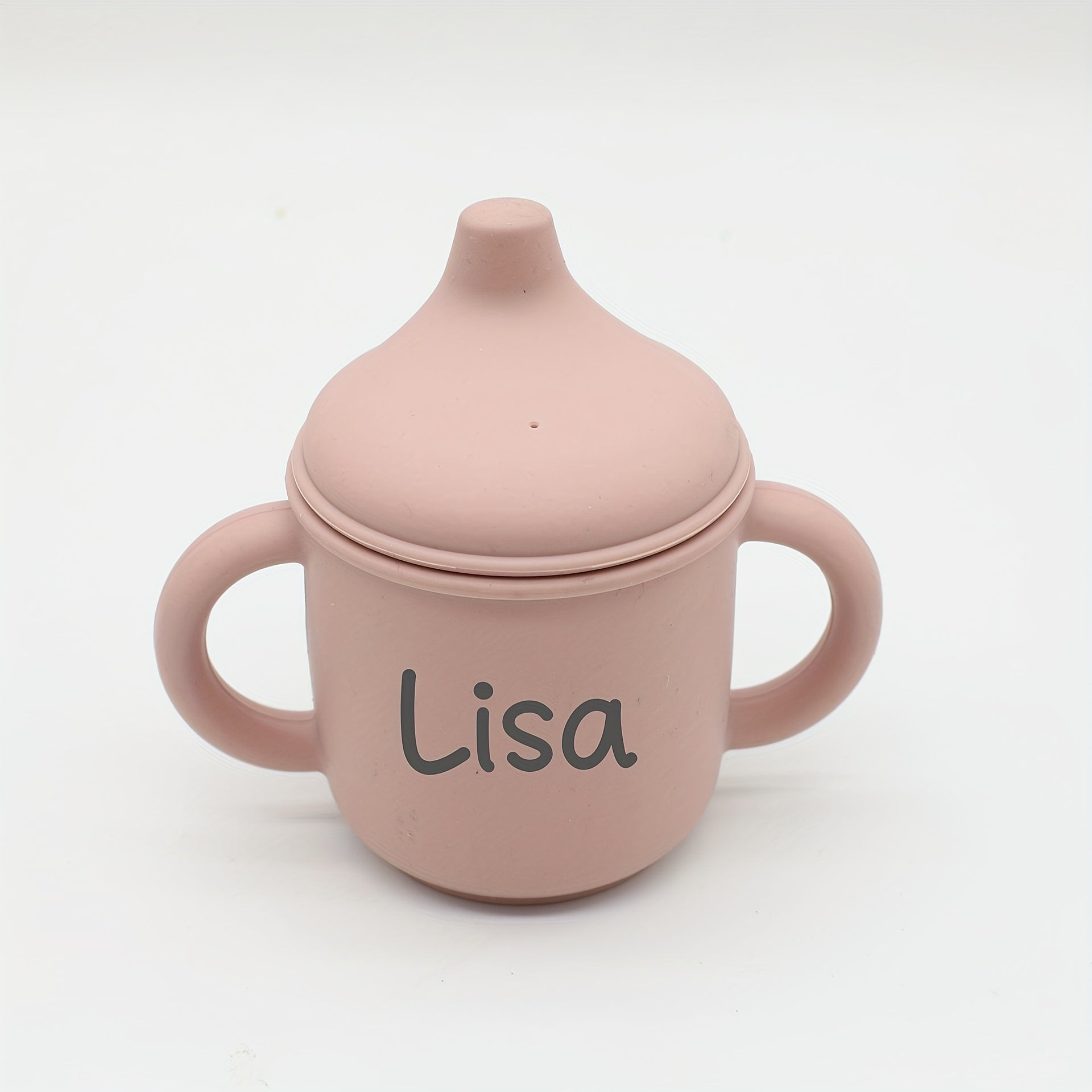 Personalized Silicone Drinking Cup for, Custom Engraved Sippy Cup, Tumbler, Perfect Gift for .