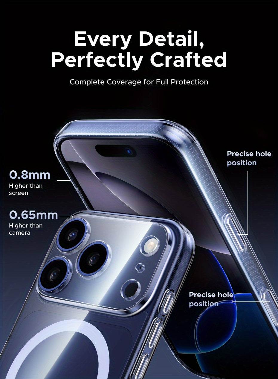 Magnetic Shockproof Case for iPhone 17 Series (17 Air/17 Pro/17 Pro Max): Durable Minimalist Protective Cover with Premium Finish