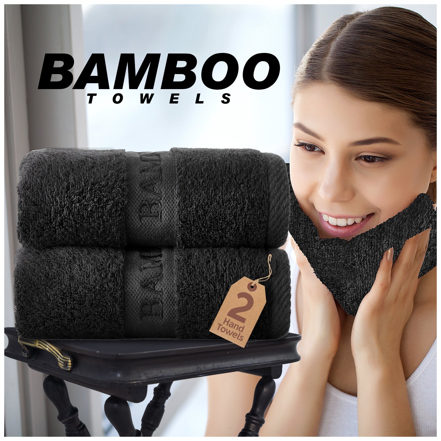 Multi-Purpose Ultra Soft & Highly Absorbent Towels for Bathroom, Gym, Kitchen, Face, Hands OR