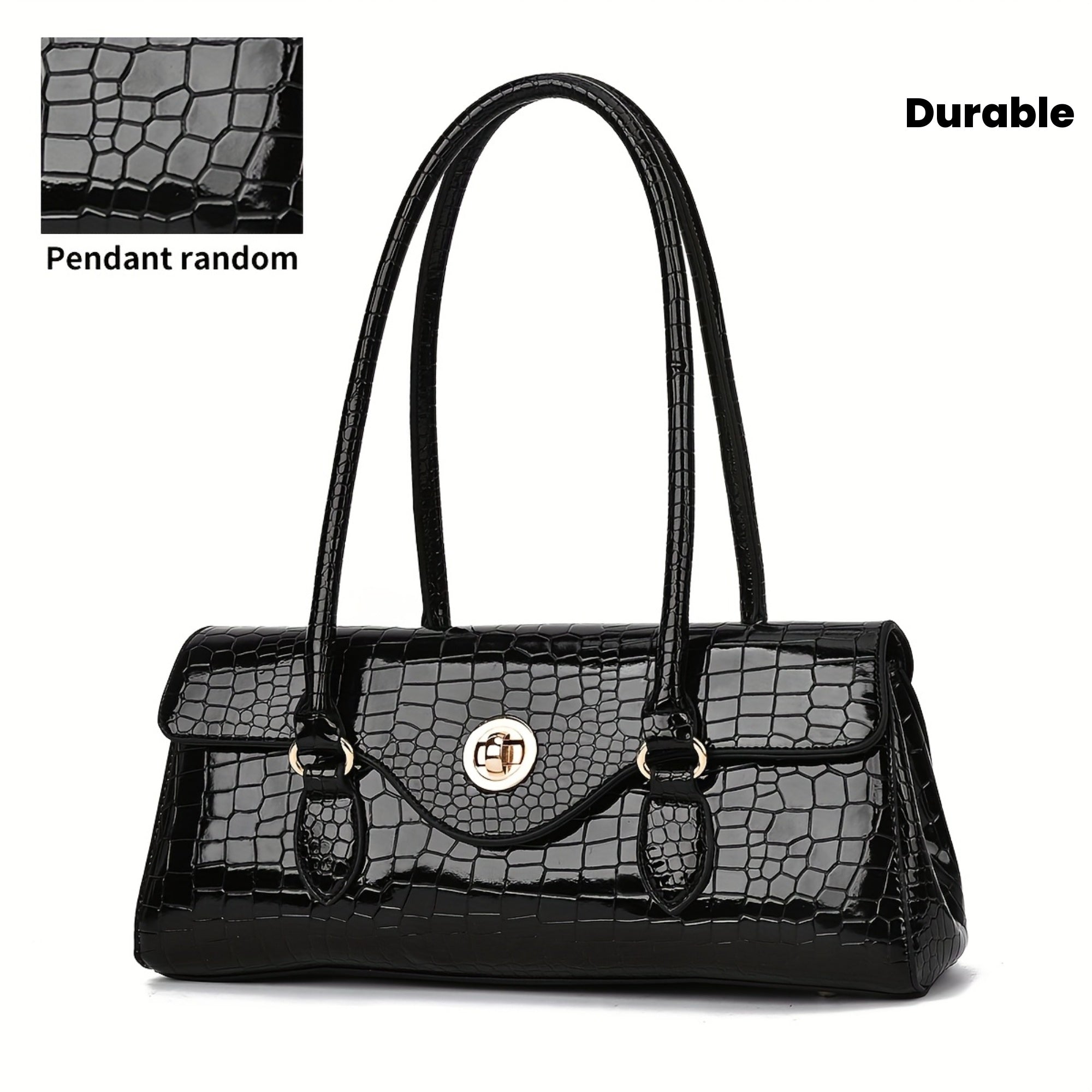Durable Turn-Lock Closure, Purse