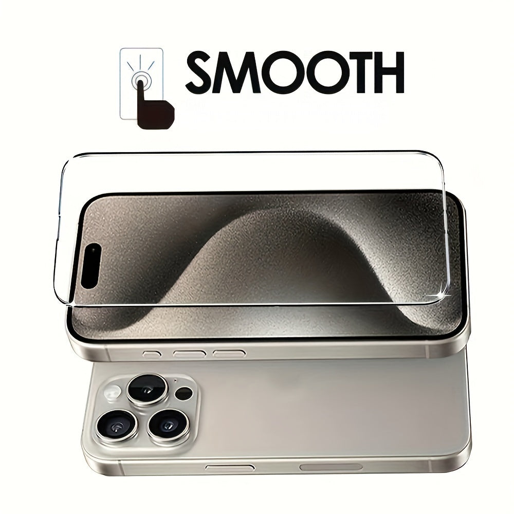 4-Pack HD Tempered Glass Screen Protection for iPhone 11 12 13 14 15 16 17 Pro 13 14 15 16 17 Pro Max 17 Air 16e 14 15 16 Plus Protective Glass Film