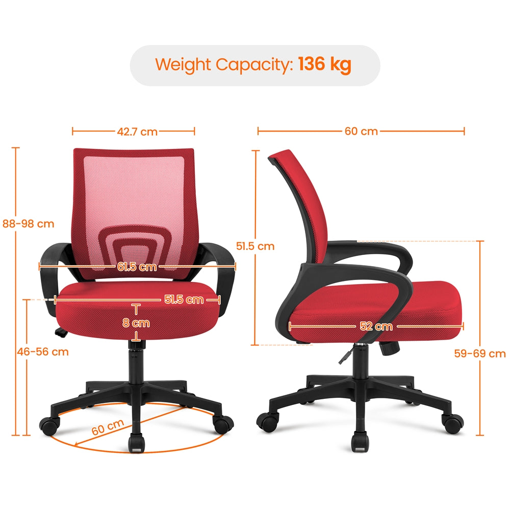 Costoffs Desk Chair, Computer Chair, Executive Chair, Mesh Computer Chair, Mid-Back Desk Chair, Mid Back Office Chair, Computer Mesh Chair, Height Adjustable Computer Chair, Office Chair
