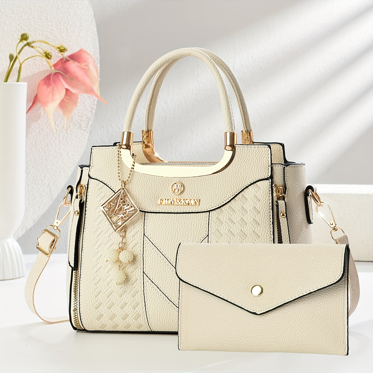 CHROSGEKEIDI Women's Large Capacity Quilted  Handbag - Adjustable Crossbody/Shoulder Bag with Zipper Closure, Elegant Purse for, Travel, Parties, Casual & Formal Events, Durable & Brand Authentic Carry