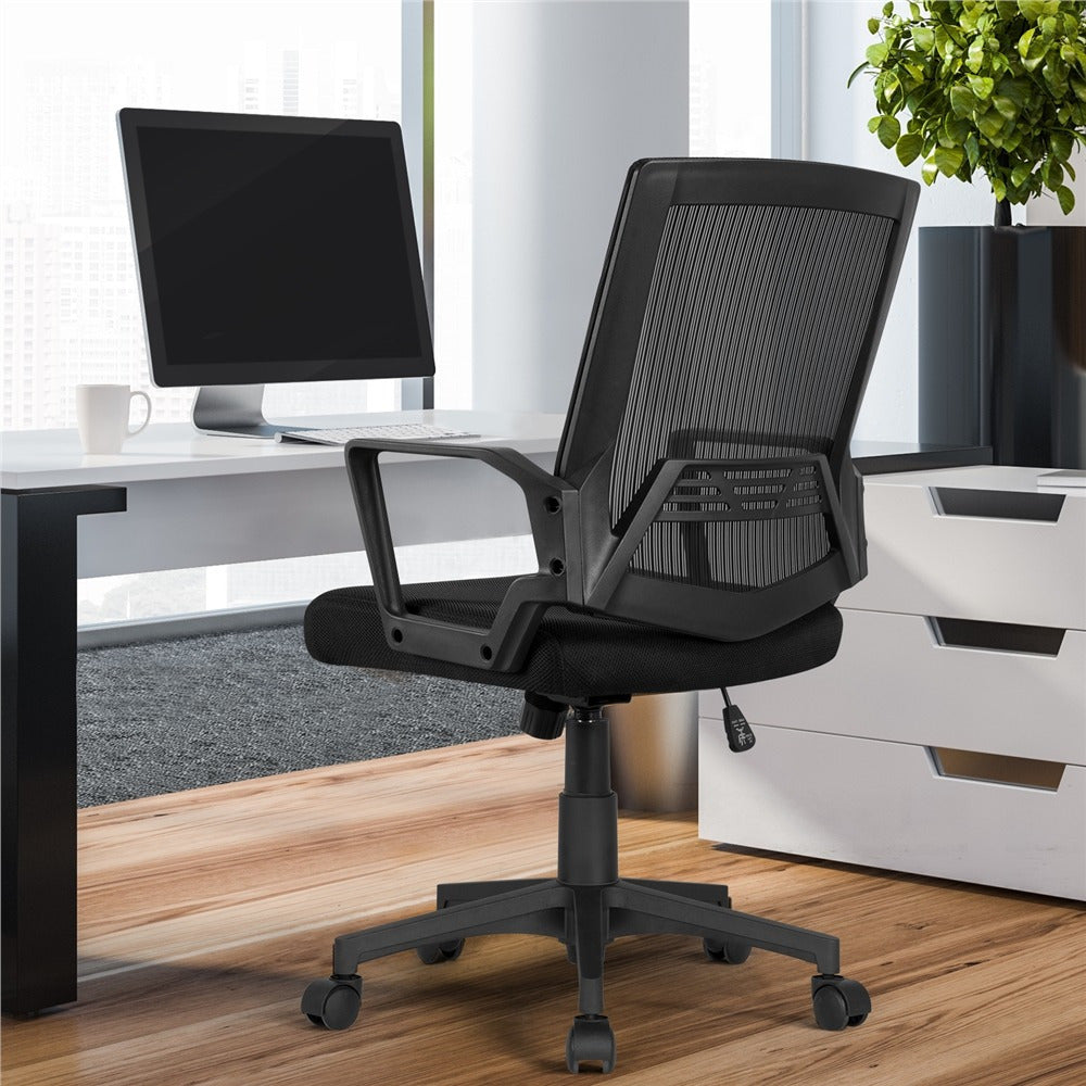 Costoffs Ergonomic Mesh Office Chair with Adjustable Height and 360 Degree Rolling Casters, Lumbar Support for Extra Comfort