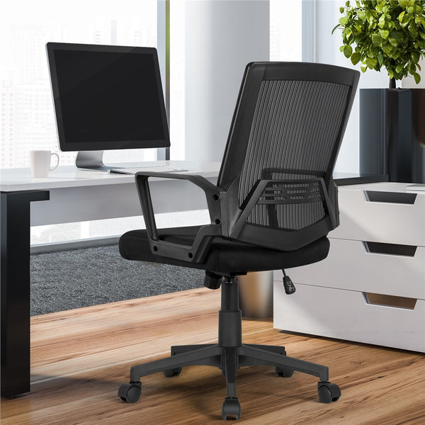 Costoffs Ergonomic Mesh Office Chair with Adjustable Height and 360 Degree Rolling Casters, Lumbar Support for Extra Comfort