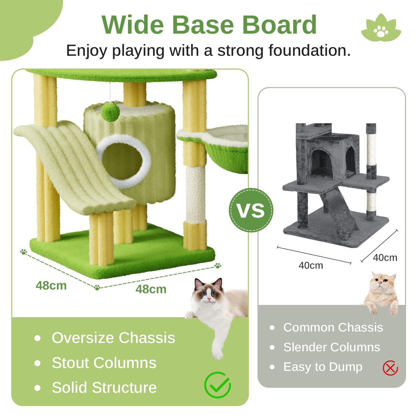 Dogat Extra - Large Cat Activity Tree Tower - 162cm Cat Condo with Hammock - Ideal for Both Adult Cats and Kittens! A Must - Have for Feline Fun and Comfort.