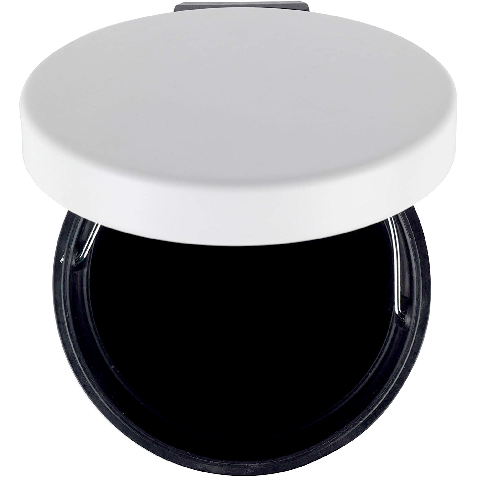 3 Litre Pedal Bin, Bathroom Bin for Rubbish and Waste-Stainless Steel Small Toilet Bin, Inner Removable Plastic Bucket-Ideal Size for Bedroom Toilet Waste