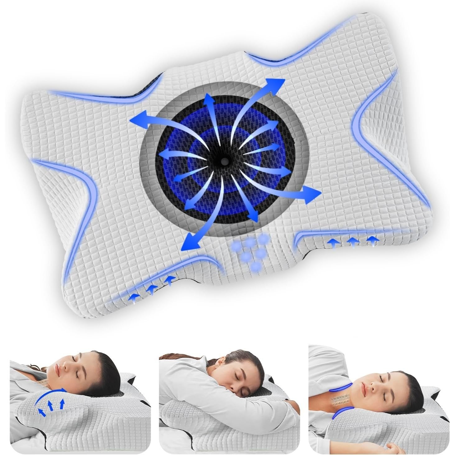 Suitable for Back, Side & Stomach Sleepers