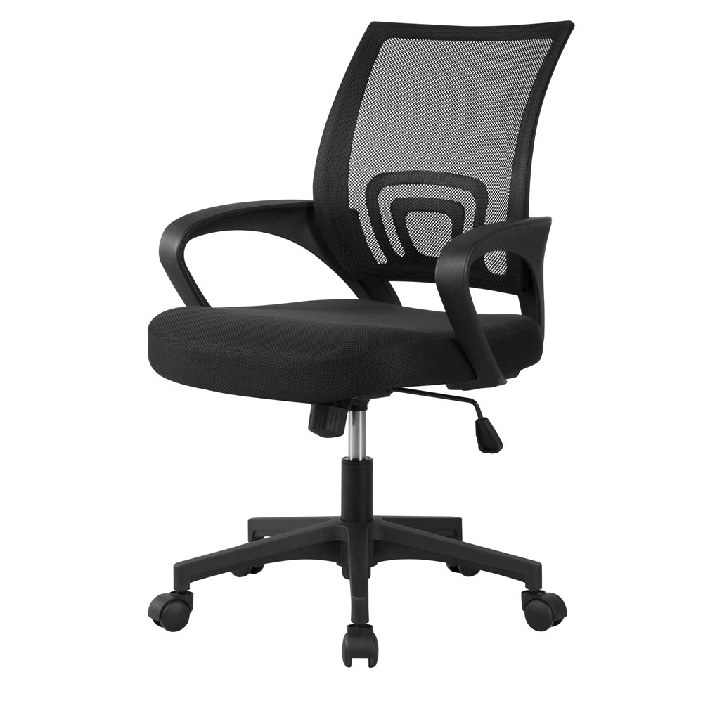 Costoffs Office Chair, Swivel Chair, Mid Back Mesh Office Chair, Mesh Computer Chair, Mid-Back Desk Chair, Height Adjustable with Rolling Casters and Lumbar Support, Computer Mesh Chair for Study/Offices