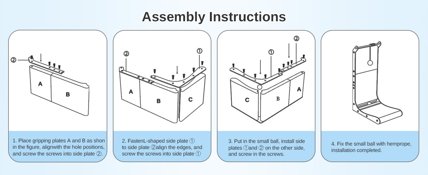 L-Shaped Cat Scratcher Cardboard Cat Scratching Post with Ball, Sofa Protector for Indoor Cats, Durable Corrugated Cat Scratch Board for Kittens & Adult Cats