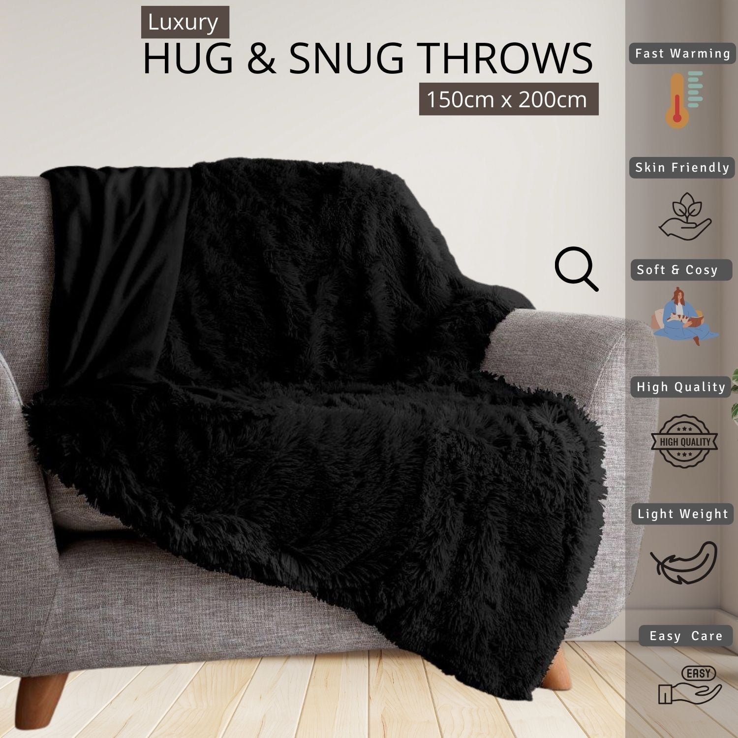 Warm Decorative Fleece Blanke