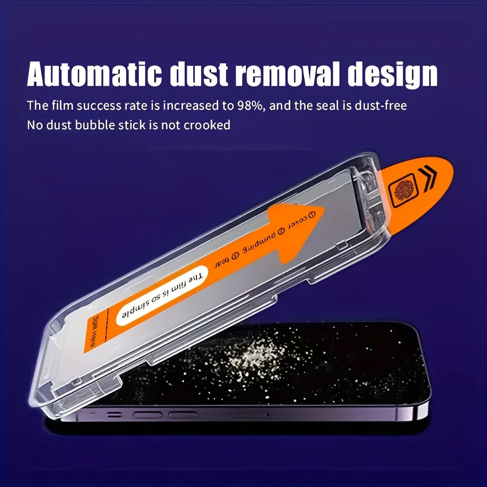 A Pack of 5 Ultra-High-Definition Tempered Glass Screen Protectors, Compatible with for Iphone 17 Pro Max/16 Pro Max/15 Pro Max/17 Air/17/16/16E/15/14/13/12/11/Plus/Mini/Xs Max/X, Easy to Apply, 9H+ Tempered Glass Film, Finge