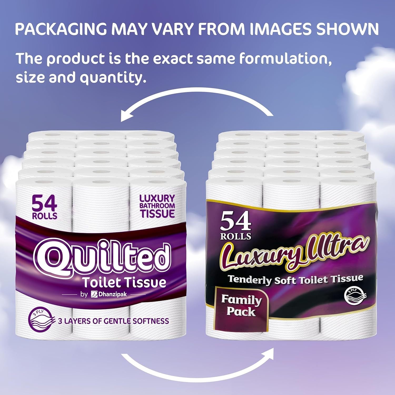 Luxuriously Soft, Strong & Highly Absorbent Toilet Tissue