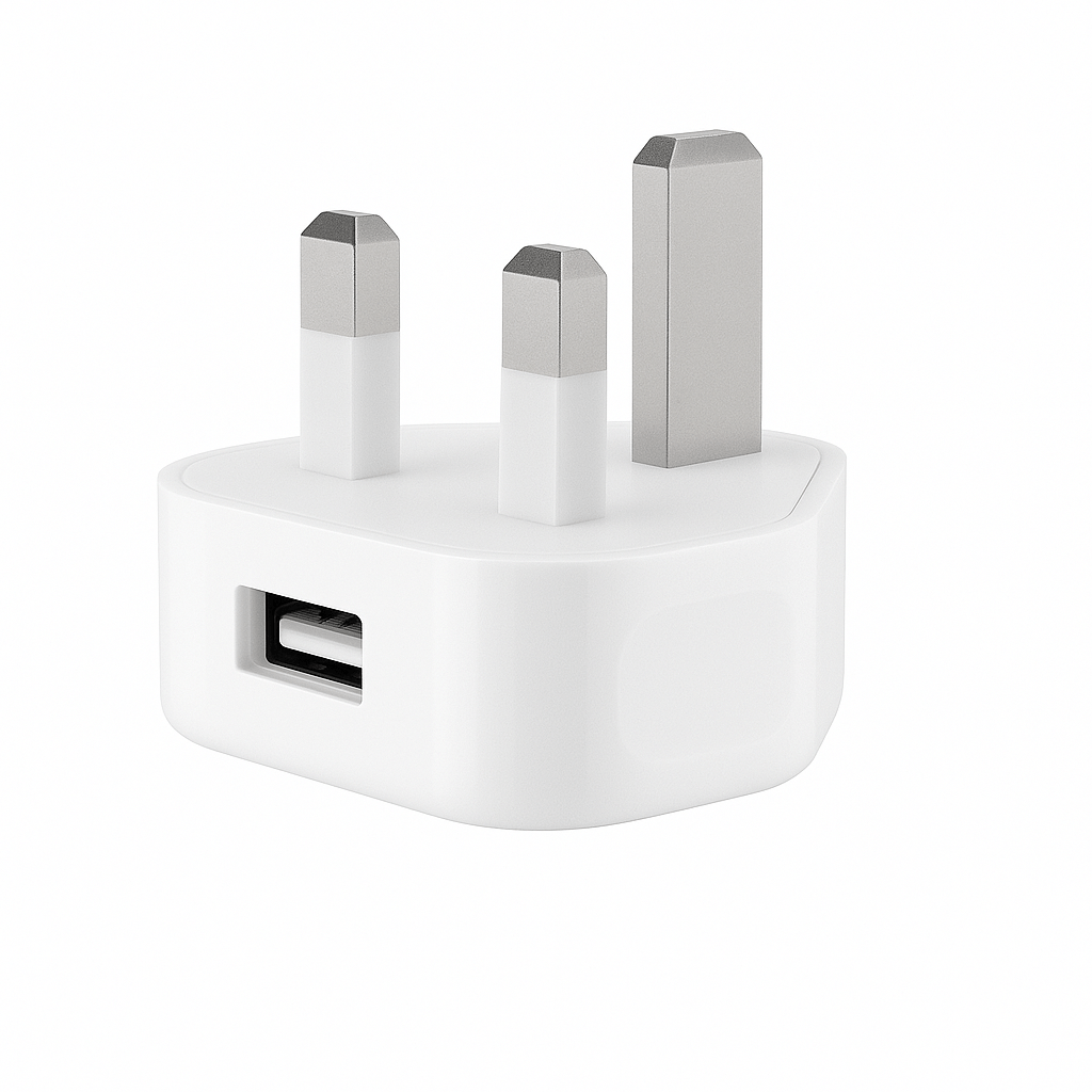 SoloCharge UK USB Plug – Compact Single-Port Charger for Everyday Use