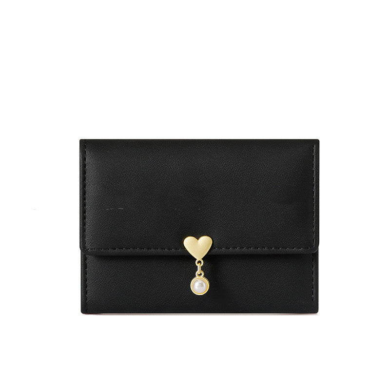 Mini Women's Cute Tri-fold Love Wallet