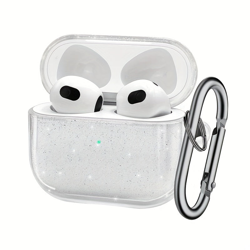 Standable Shiny Transparent Case – Protective Cover for AirPods 3 & AirPods Pro 2