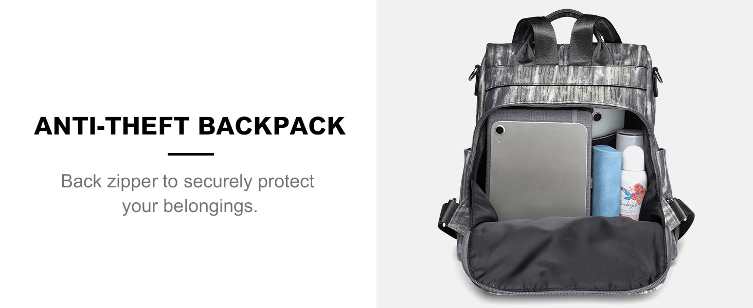 Miss Lulu Small Backpack Womens Anti Theft Nylon Rucksack Bag for Women Travel