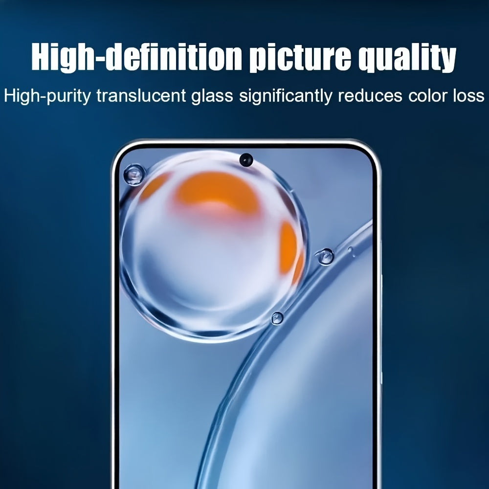 3-Pack Ultra HD Tempered Galss for Samsung Galaxy S25 Ultra/S24 Ultra/S25/S24/S23/S22/S21/Plus/S20 FE/S25 Edge/S23+/S22+/S21+, 9H+ Screen Protector Film, Fingerprint Unlocking, One-click Dust free Installation, -Scratch, Full