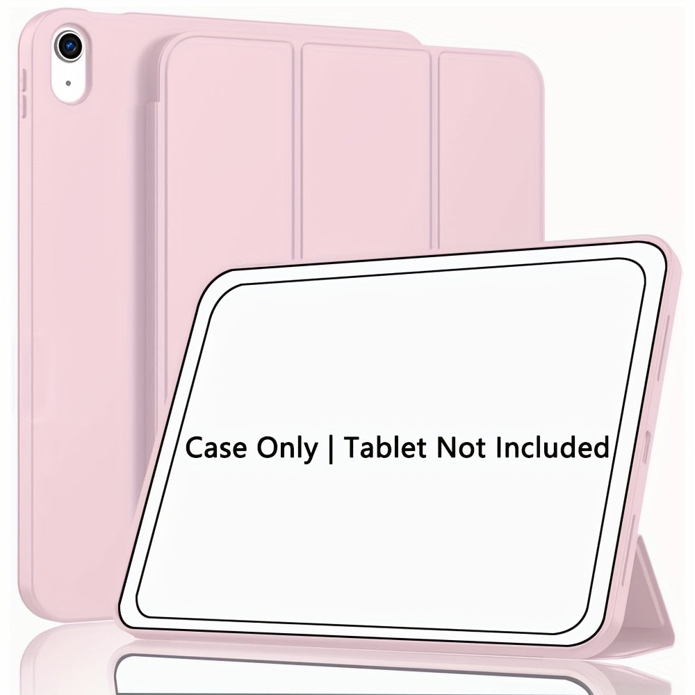 for iPad (A16) 2025 & 10th Generation Case with Smart Cover - Auto Sleep/Wake, Non-Slip Protective Cover, Lightweight Foldable Case with Inner Pocket & Adjustable Stand Suitable for iPad 27.69cm/10.7-inch (2022)