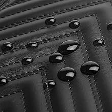 Miss Lulu Women's Fashion Backpack - PU Leather Anti-Theft Rucksack, Waterproof Mini Daypack for Girls