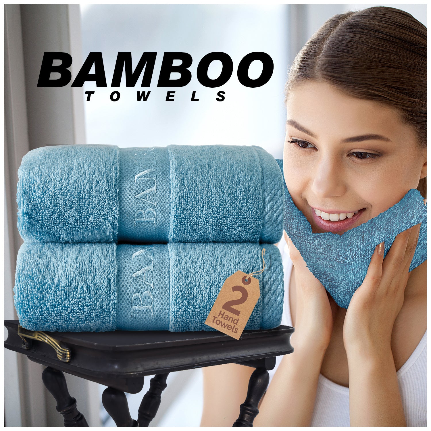Multi-Purpose Ultra Soft & Highly Absorbent Towels for Bathroom, Gym, Kitchen, Face, Hands OR