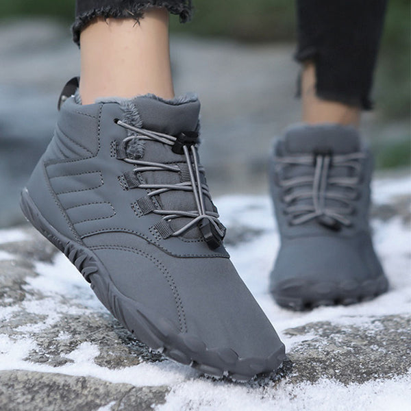 Outdoor Sports Cotton Shoes For Men And Women Winter Warm Slip-on Boots Wear-resistant Anti-ski Thickened Shoes Couple