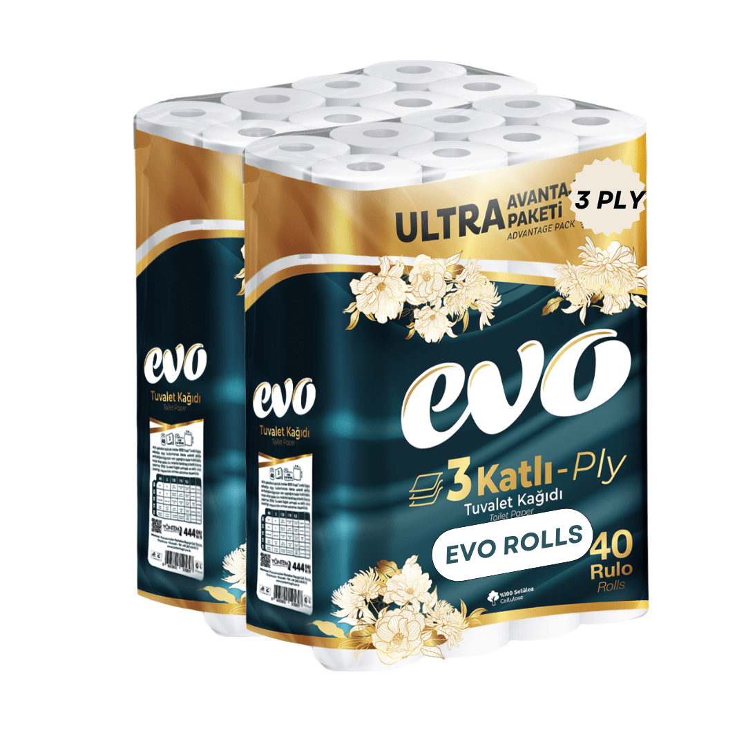 Luxury 120 Evo Toilet Rolls 3Ply Ultra Advantage Pack - Unscented