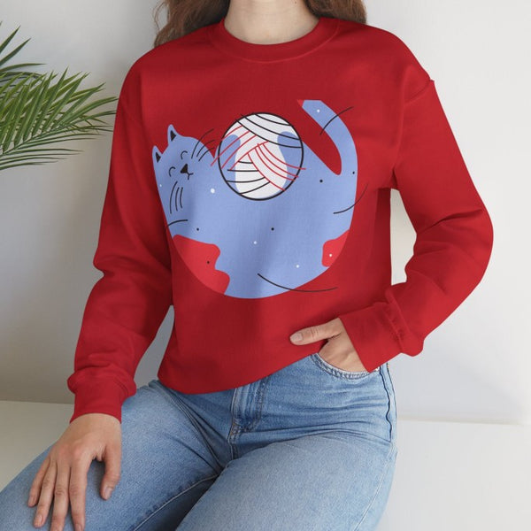 Round Neck Loose Autumn And Winter European And American Printed Sweatshirt