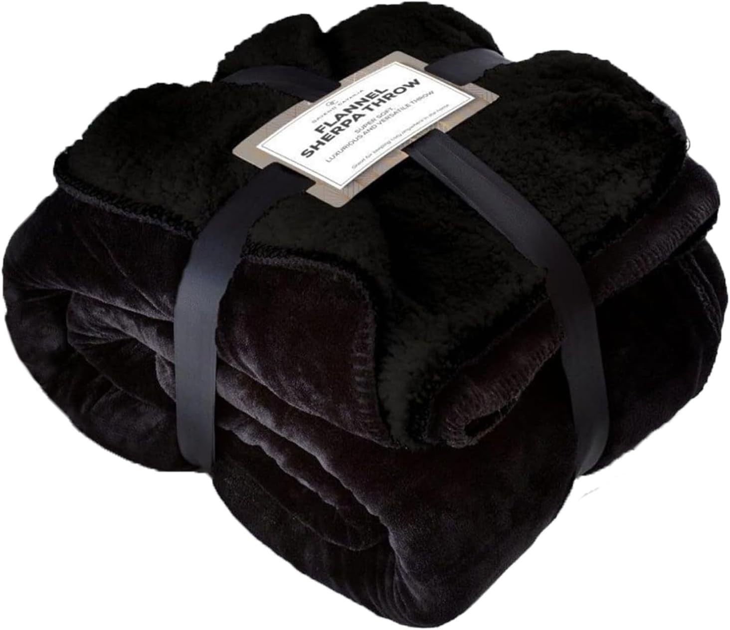 4B Sherpa Throw Blanket -Premium Super Soft Plush and Cozy Layer for Bed, Sofa and Couch, Reversible Fleece Style, Lightweight Yet Warm Decorative Blanket for All Seasons, Ideal for Home, Travel and Everyday Comfort.