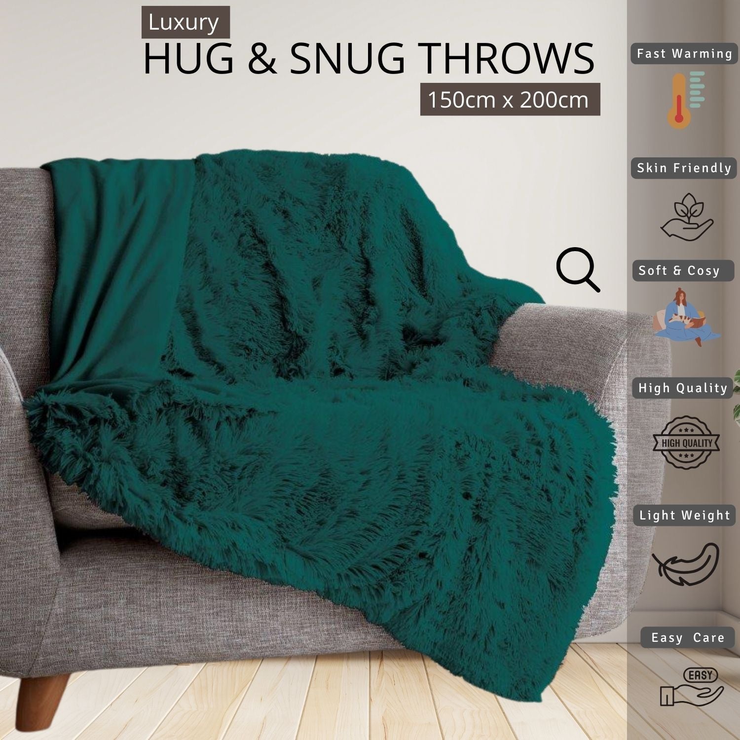 Warm Decorative Fleece Blanke