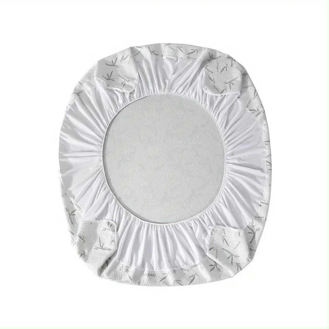 4B Bamboo Mattress Protector – Ultra Soft Breathable Bed Cover for Restful Sleep, Smooth Luxury Comfort with Deep Fitted Corners for a Secure Fit, Long-Lasting Protection Against Dust and Wear, Easy to Wash and Quick to Dry