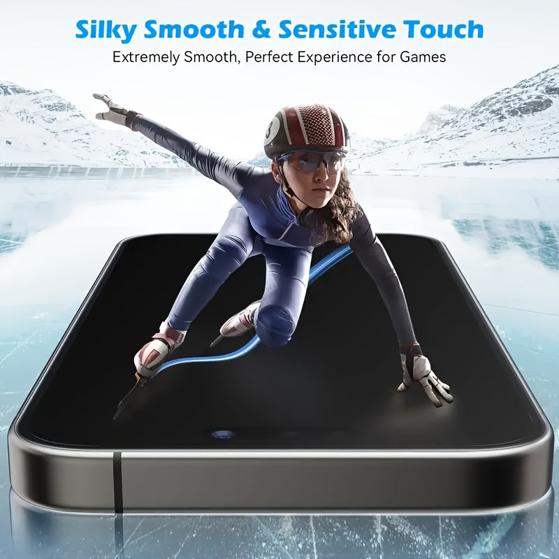 2-Pack Dalotou Tempered Glass Screen Protector for iPhone Series - Matte Finish, Dust-Proof, Easy Installation, Scratch Resistant, Fingerprint Deterrent, Full Coverage Display Guard