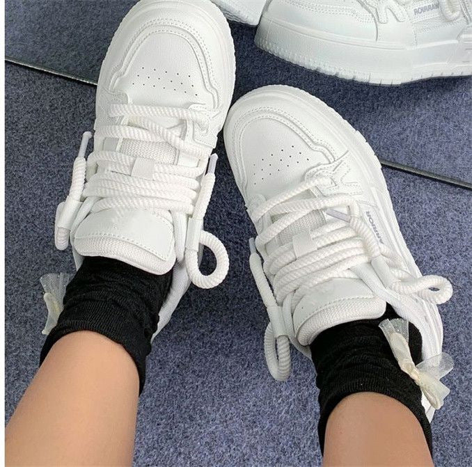 Sneakers Platform Heightened Easy Wear Shoes