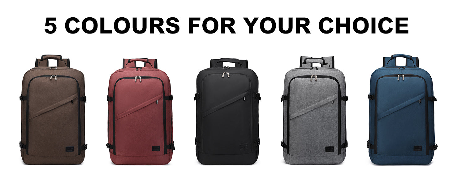 Kono Carry on Backpack Large Cabin Flight Bag Travel Hand Luggage Shoulder Bag