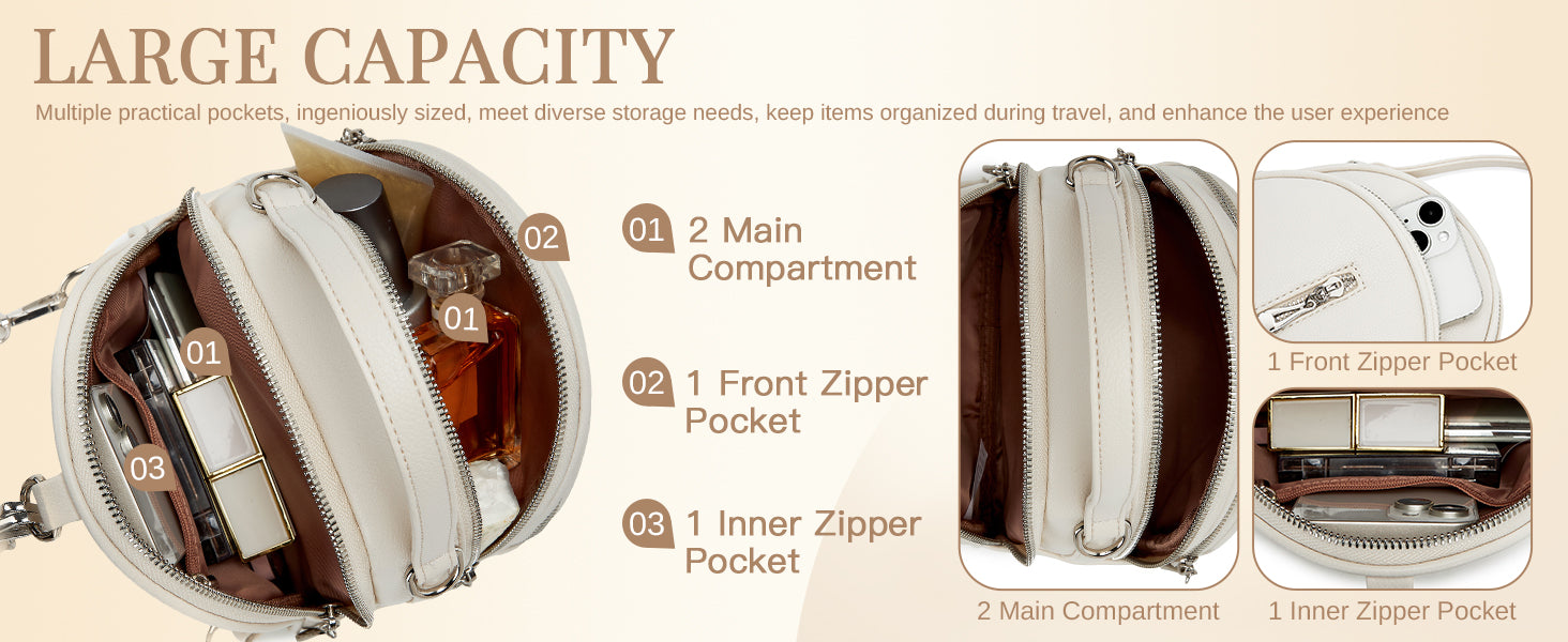 Miss Lulu Women's Waterproof Backpack - Lightweight PU Leather with 4 Zipper Pockets & Detachable Strap