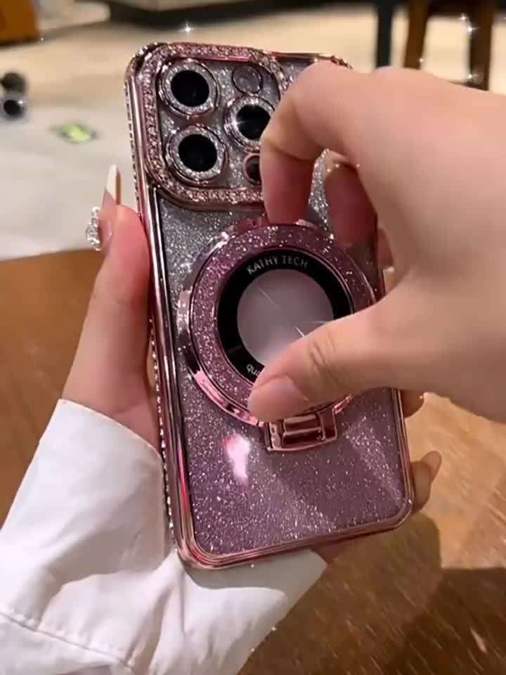 Protective Phone Case with Lens Protection Film, Edge Drill, Flash Powder & Anti-Wrestling Bracket – Compatible with iPhone 11–16 Pro Max/16E