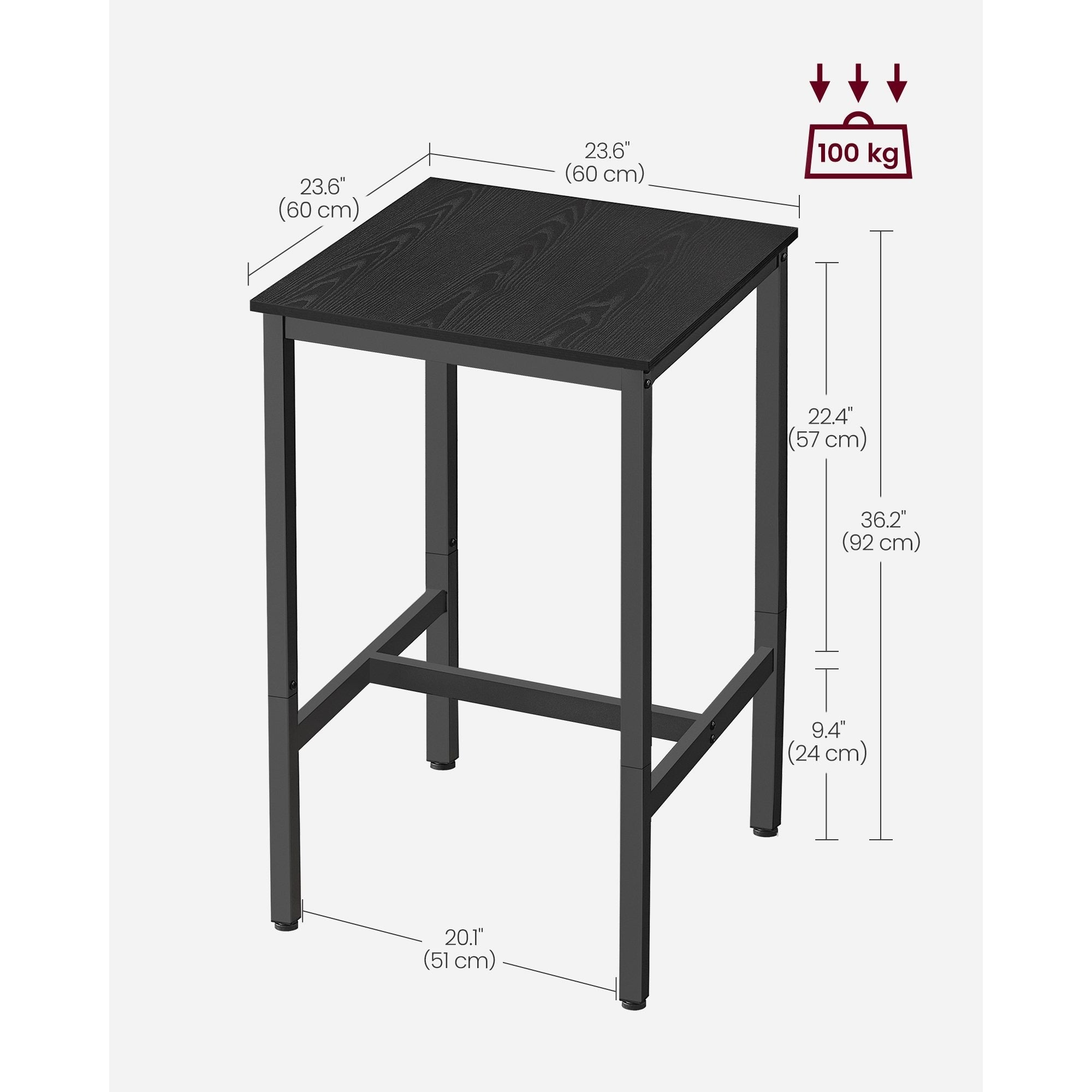 Tall Bar Table – Modern Kitchen Breakfast Table & Dining Room High Table