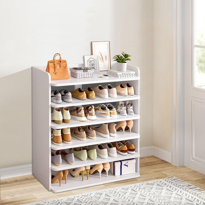 6/ 7/ 8 Tier Shoe Rack, Wooden Shoe Storage, Narrow Shoe Storage Cabinet, Sturdy Stable Shoe Cabinet, Space Saving Shoe Stand, Entryway Hallway Shoe Tower, Versatile Storage Cupboard, Multi Layers Shoes Organiser Footwear Hol