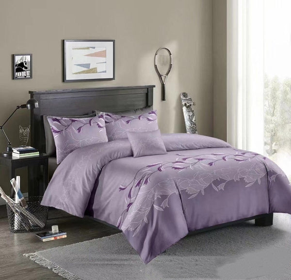 Complete Bedding Set: Includes Quilt, Bedcover, Bedsheet, and Duvet Cover for a coordinated and stylish look for your bed.