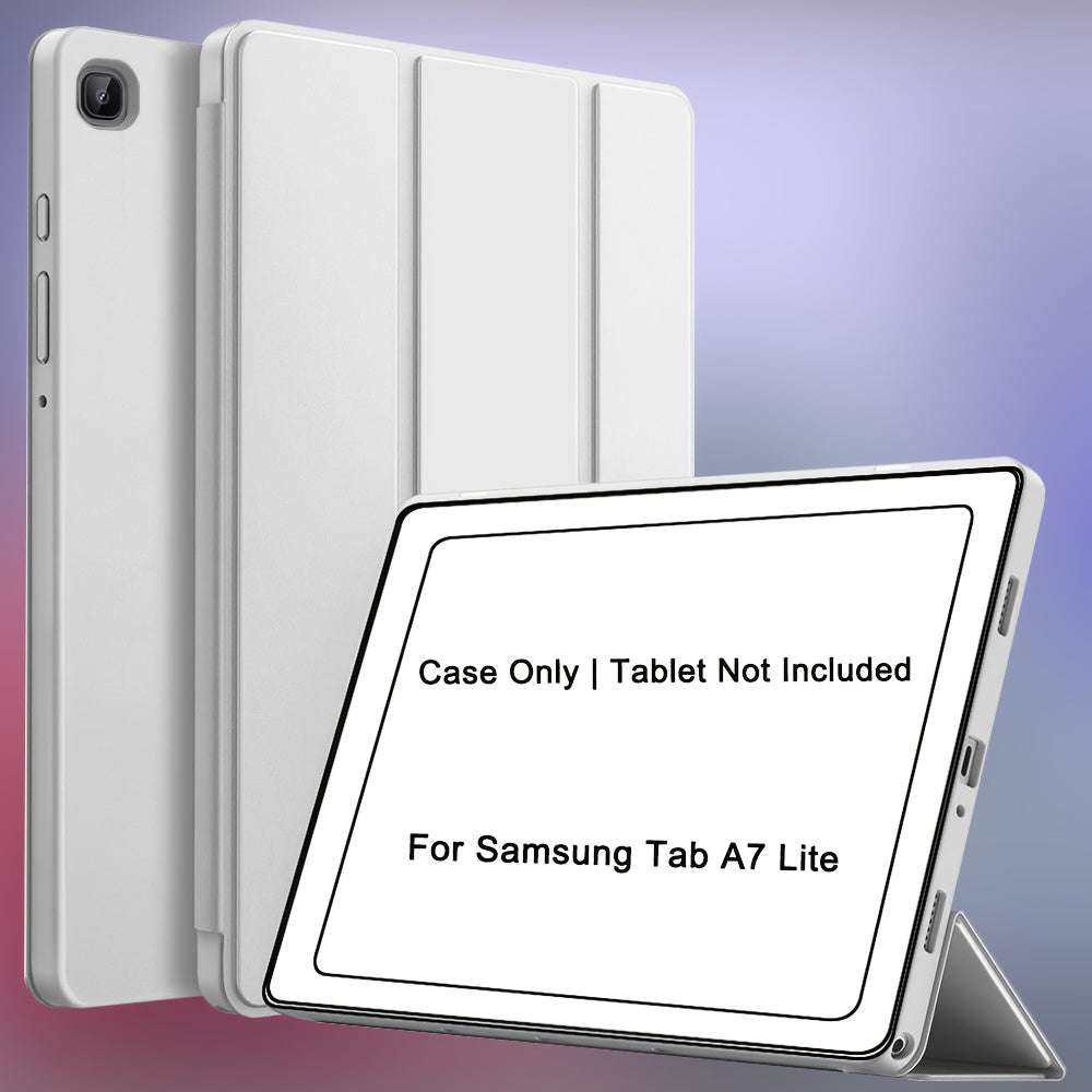 Case for Samsung Galaxy Tab A9 Plus 11-Inch 2023 (SM-X210 SM-X215), for Tab A9/A8/A7 Lite/S7/S8/S9/S10 FE, Soft Smooth Back Protective Cover, Lightweight, Scratch-Resistant, Anti-Slip, Foldable Stand, Auto Sleep/Wake Function