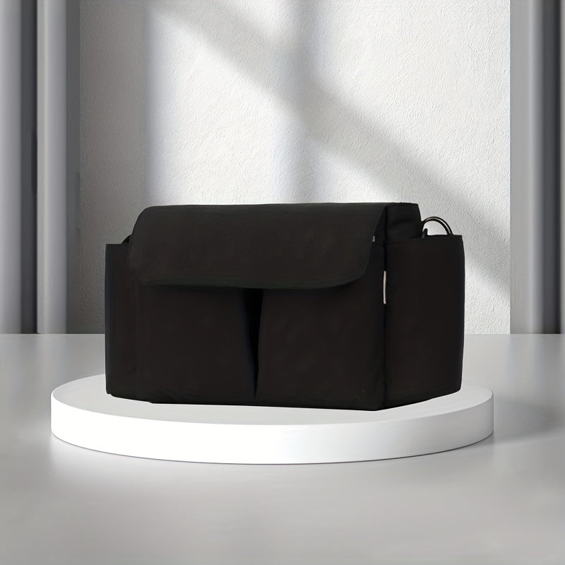 1-Pack Stroller Hanging Bag – Large-Capacity Multifunctional Mommy Organizer Bag for Baby Strollers, Travel & Daily Use