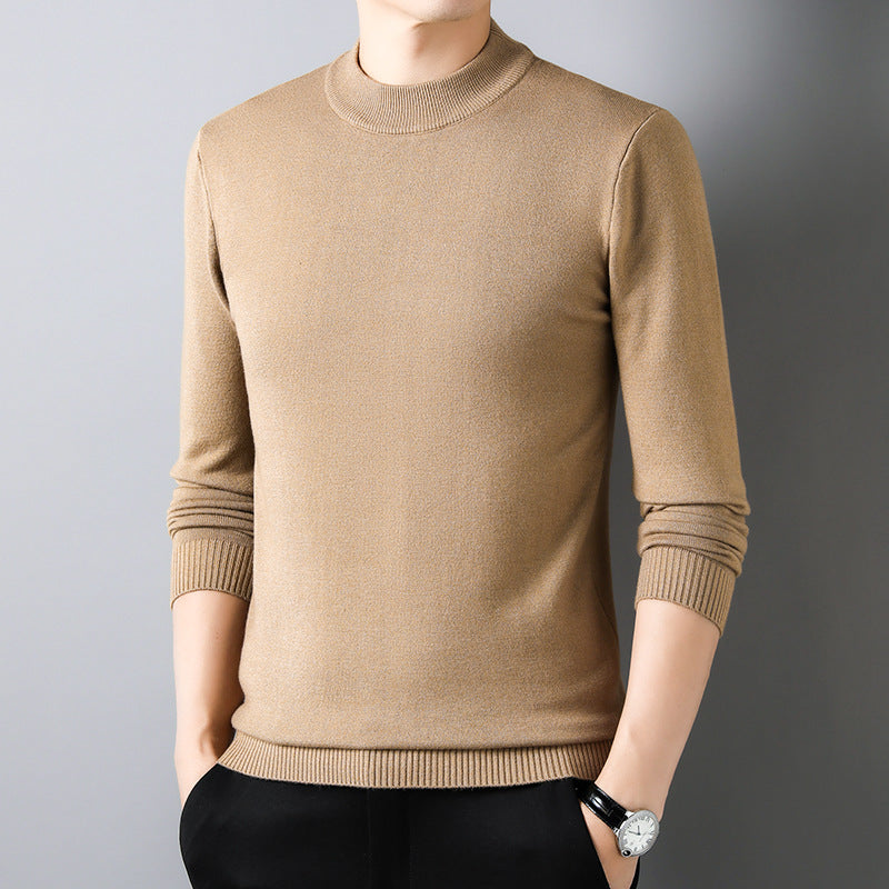 Long Sleeve Bottoming Casual All-match Round Neck Sweater Stretch Top