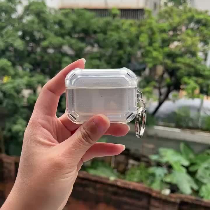 Shockproof Clear TPU Case – Protective Cover for AirPods Pro 3