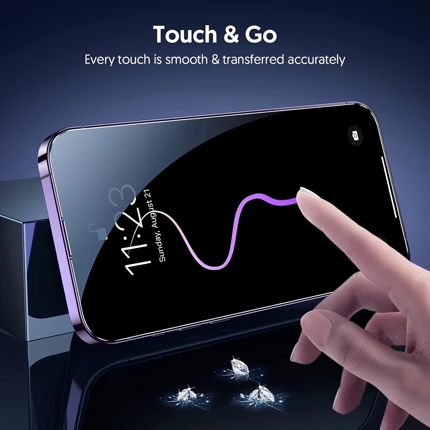 5-Pack Full Cover Privacy Screen Protector for iPhone 17/16/15/14/13/12/11/17 Pro Max/16 Pro Max/17 Air/15 Pro Max/Plus/Mini/X/XS/XR/XS Max, 9H Tempered Glass Film, Dynamic Island Compatible, -Scratch, -fingerprint, Case Frie