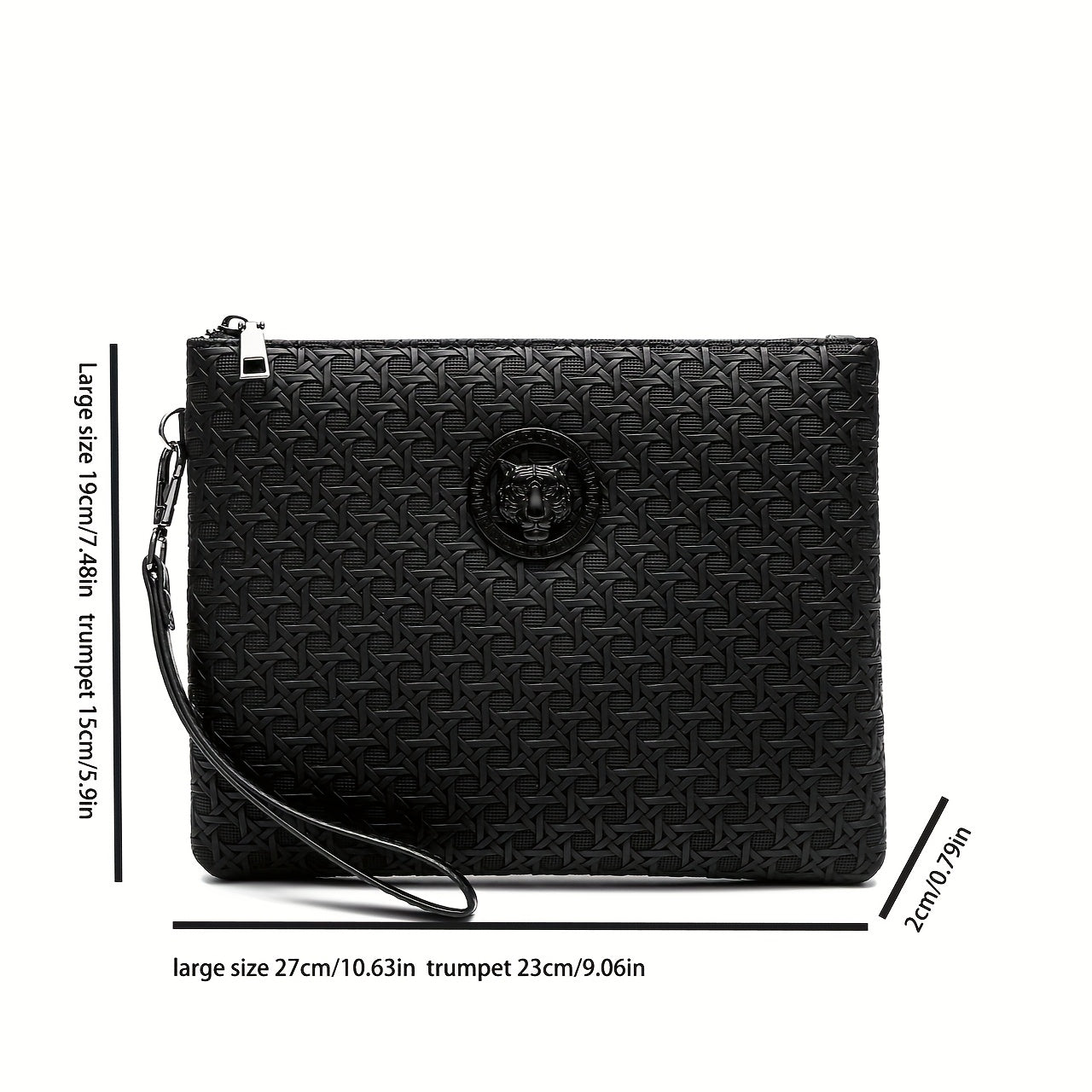 Large Capacity, Interchangeable Tape, Business Style, Black, Perfect for Daily Commute & Everyday Carry