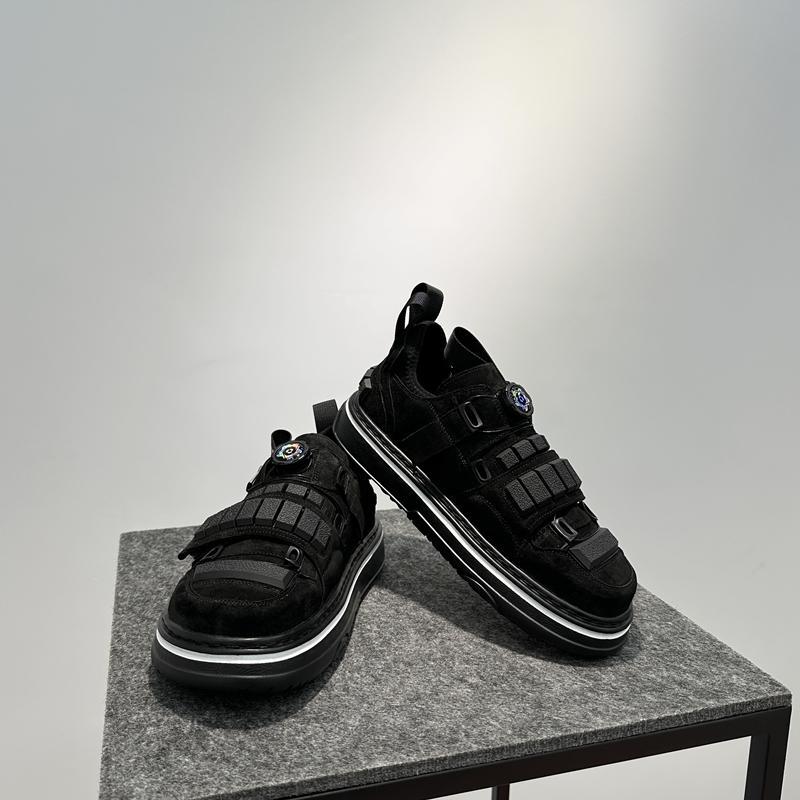 New High-end Slip-on Big Head Shoes Trendy Platform Versatile Sports Shoes