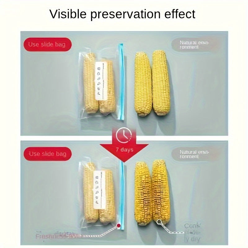 Combination Pack with Three Specifications, Food Classification Storage Bag, Food Preservation Sealing Bag, Suitable for Fruits, Grains, Vegetables And Meat, Kitchen Sto