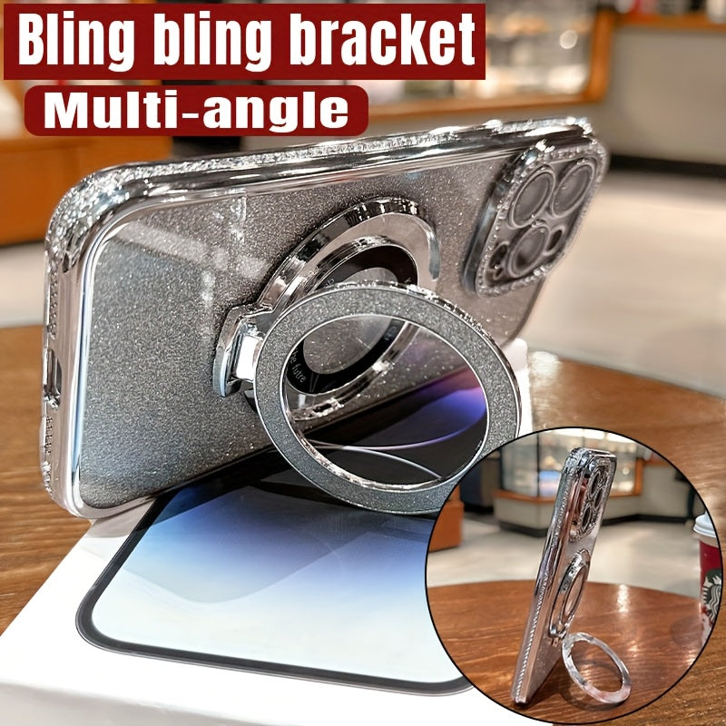 Protective Phone Case with Lens Protection Film, Edge Drill, Flash Powder & Anti-Wrestling Bracket – Compatible with iPhone 11–16 Pro Max/16E