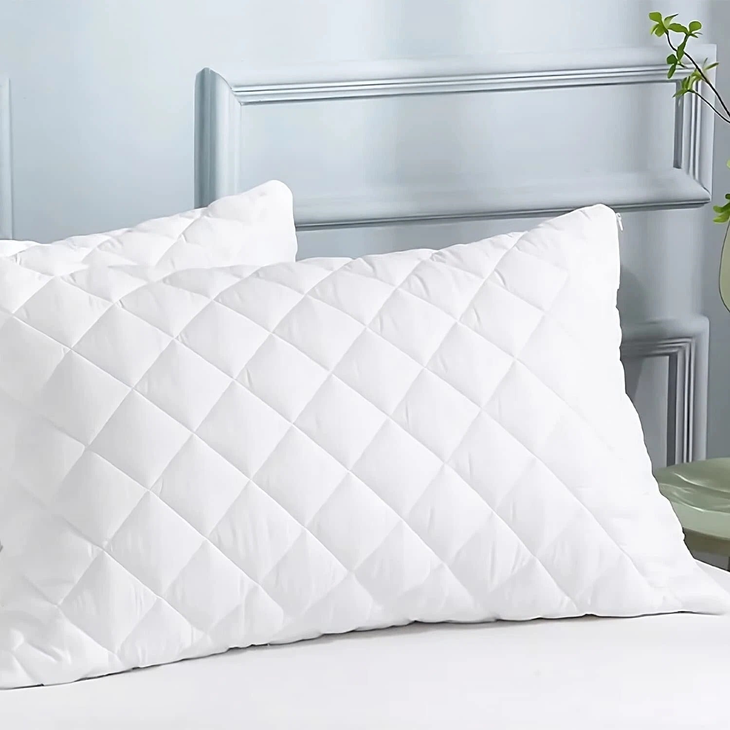 Quilted filled pillow &Extra soft Extra Fill